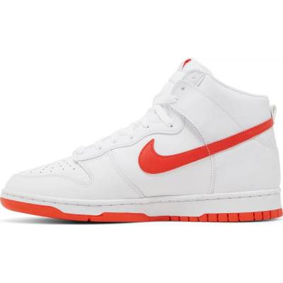 Nike Dunk High White Picante Red