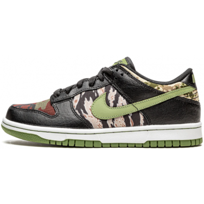 Nike Dunk Low Sail Multi Camo Black